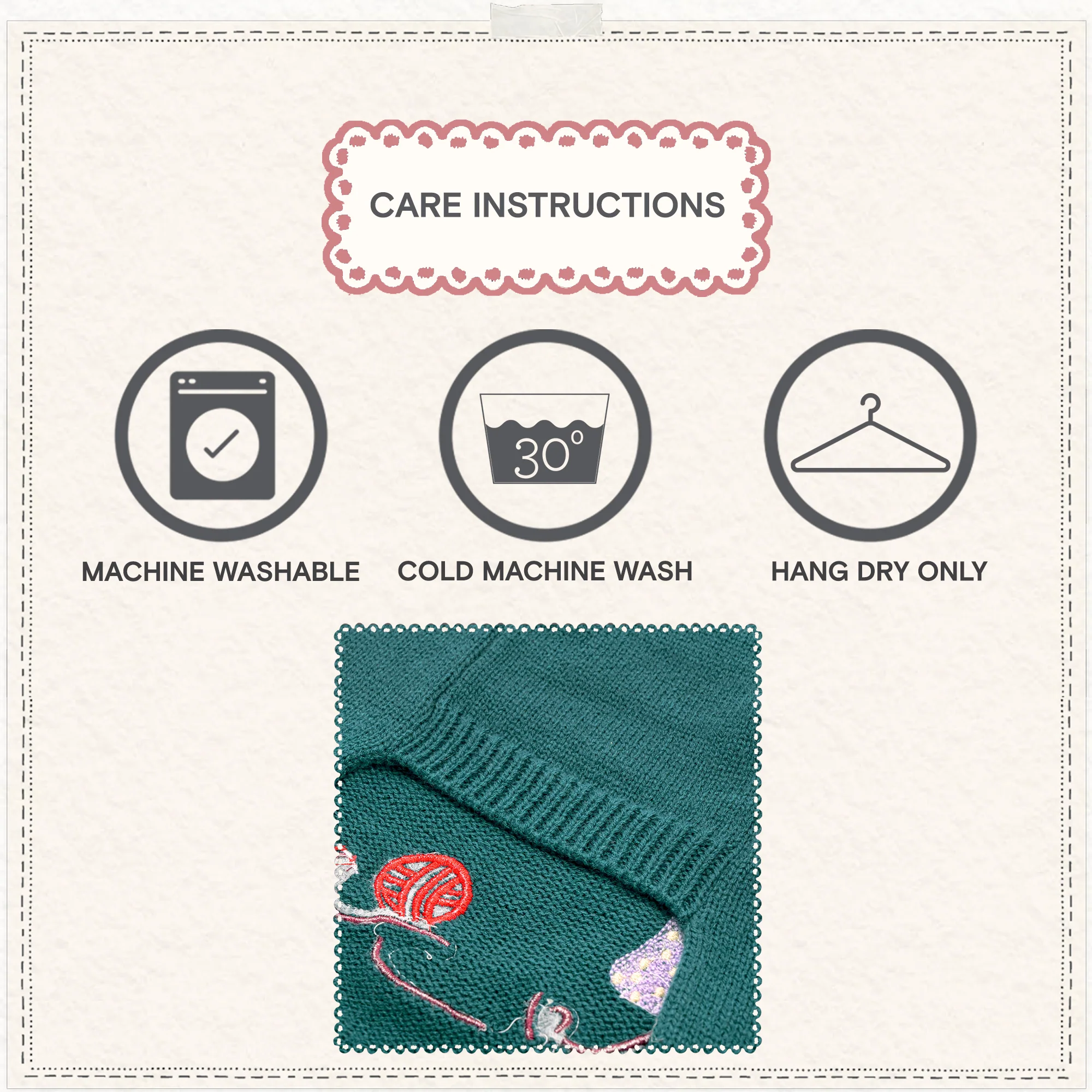 Cath Kidston Dogs & Roses Dog Jumper - Image 6