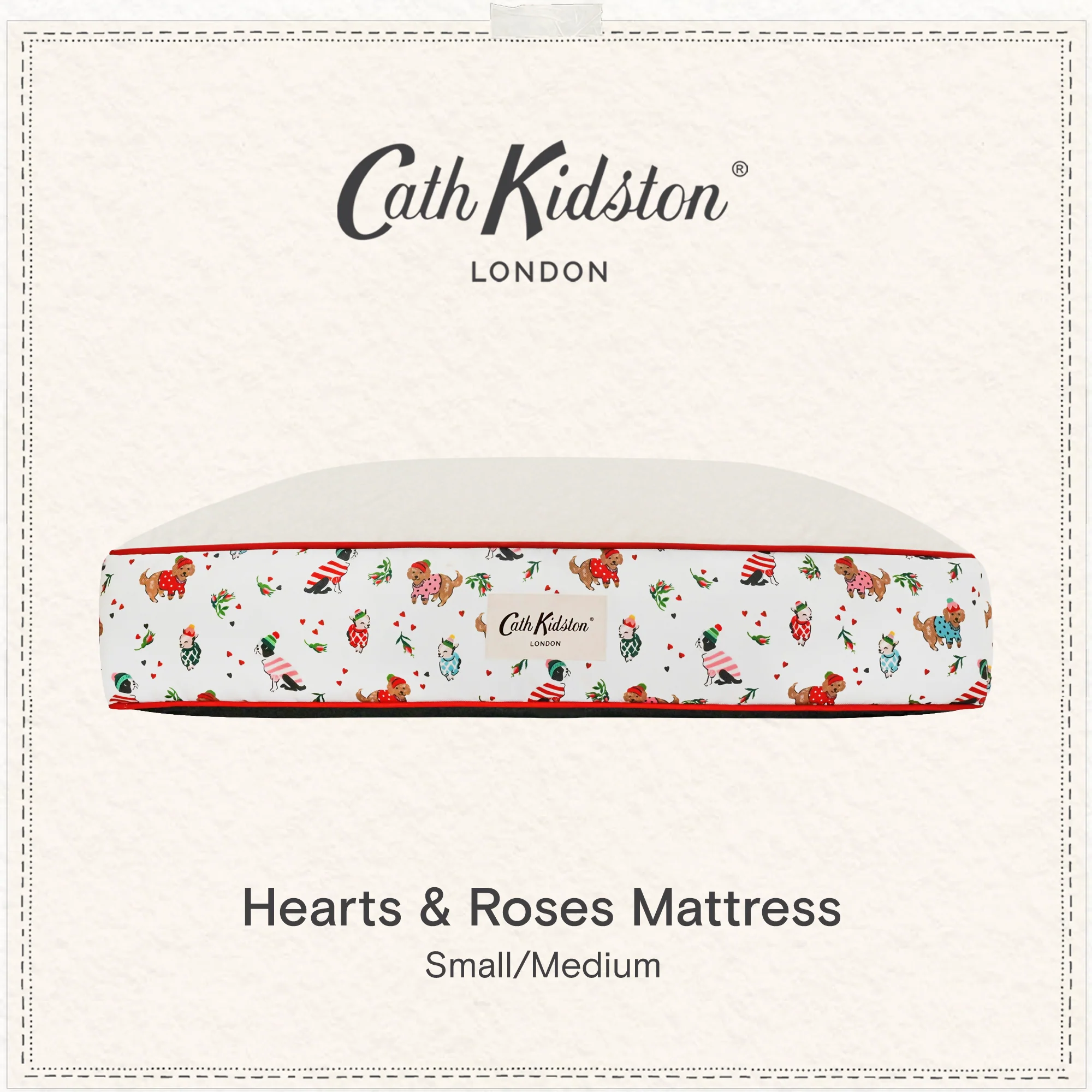 Cath Kidston Dogs & Roses Dog Mattress - Image 6