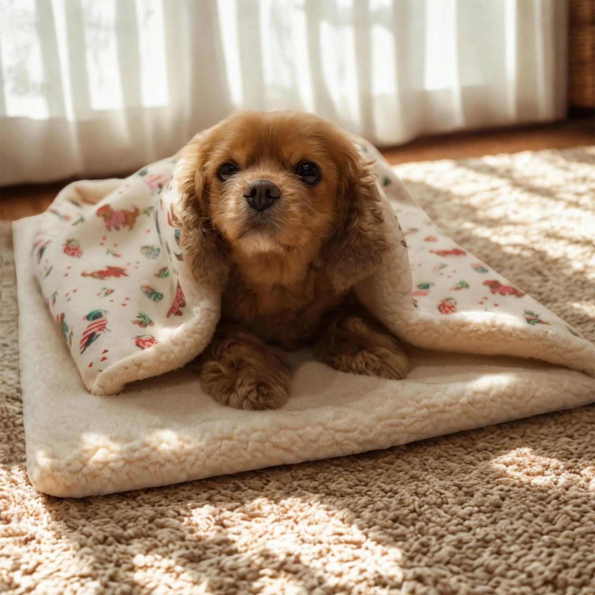 Cath Kidston Dogs & Roses Pet Blanket - Image 3