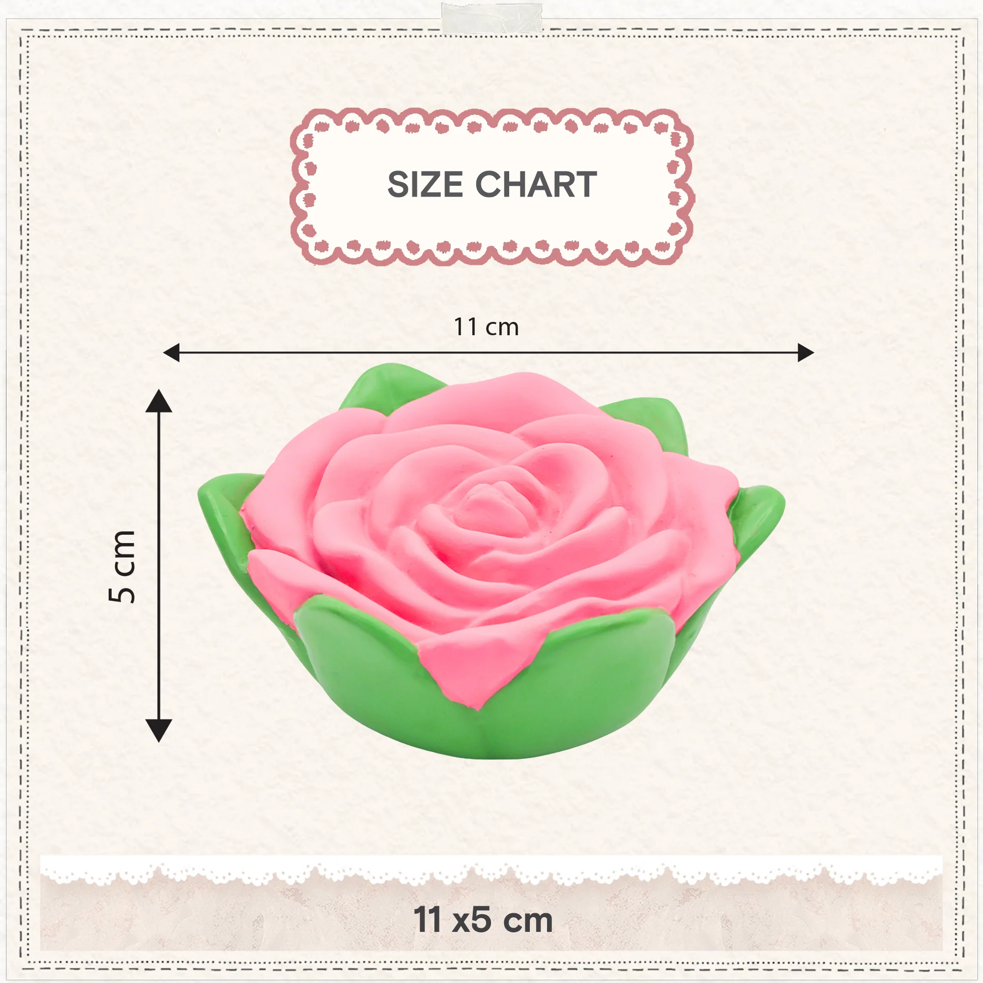 Cath Kidston Dolly Rose Latex Rose Ball Dog Toy - Image 7