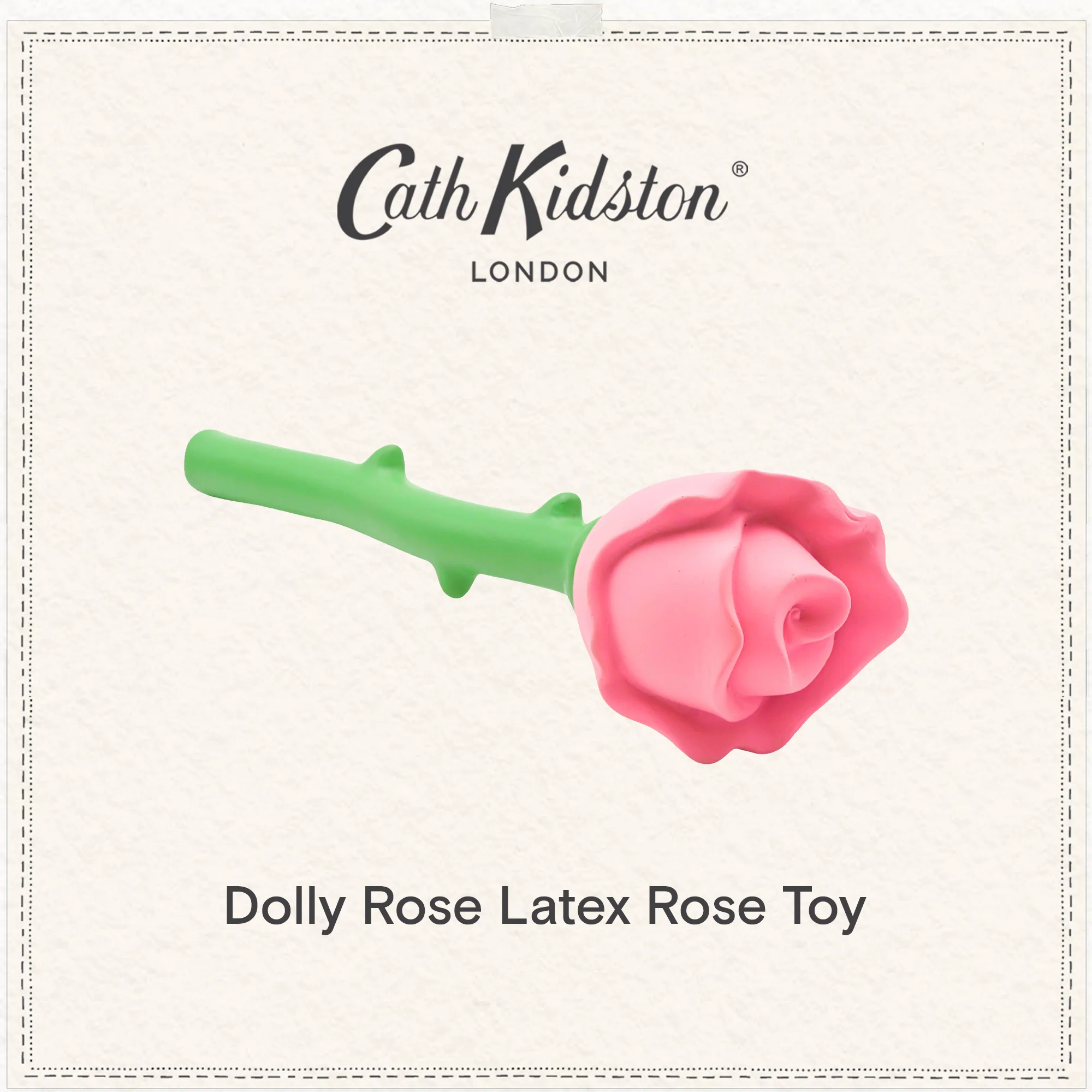 Cath Kidston Dolly Rose Latex Rose Dog Toy - Image 4