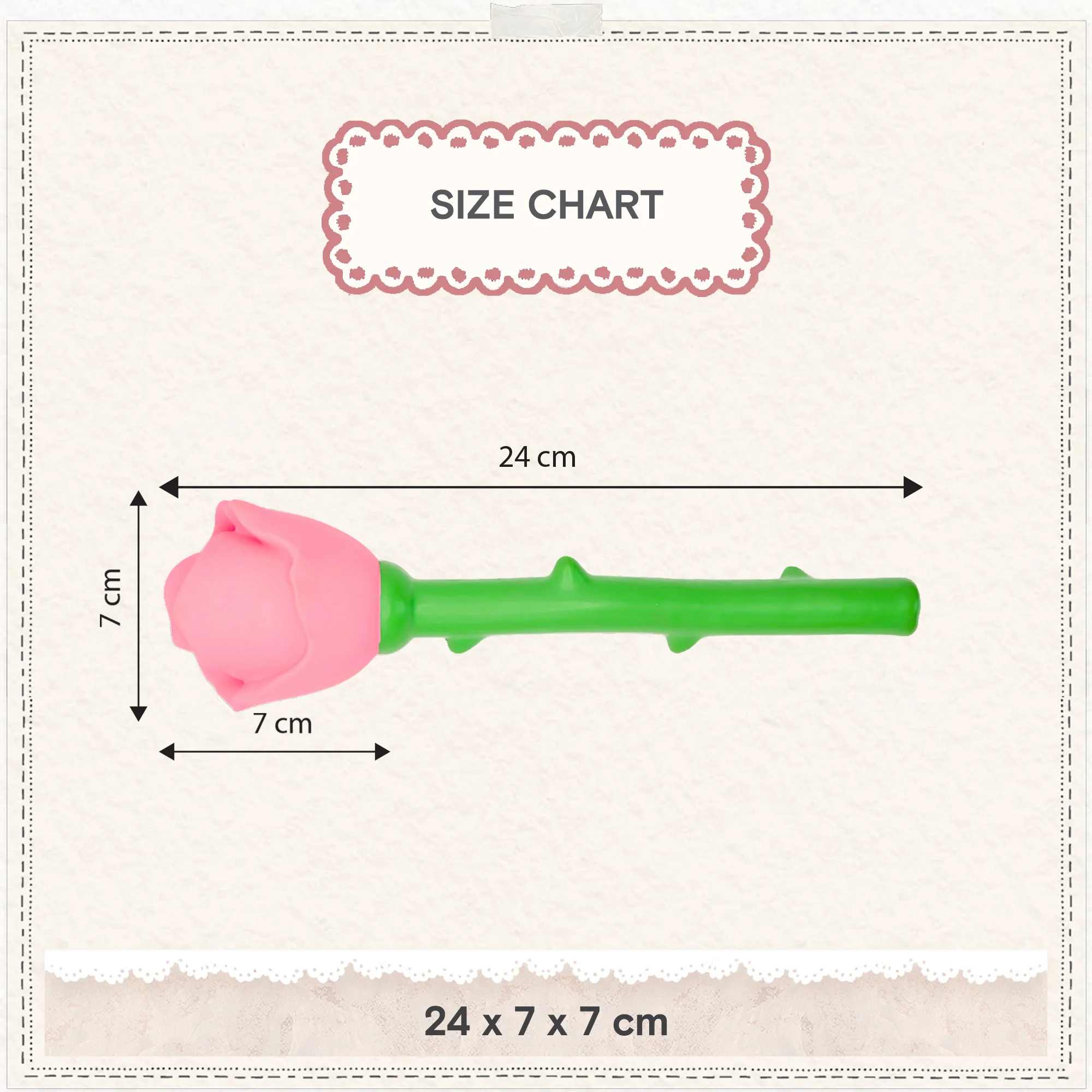 Cath Kidston Dolly Rose Latex Rose Dog Toy - Image 7