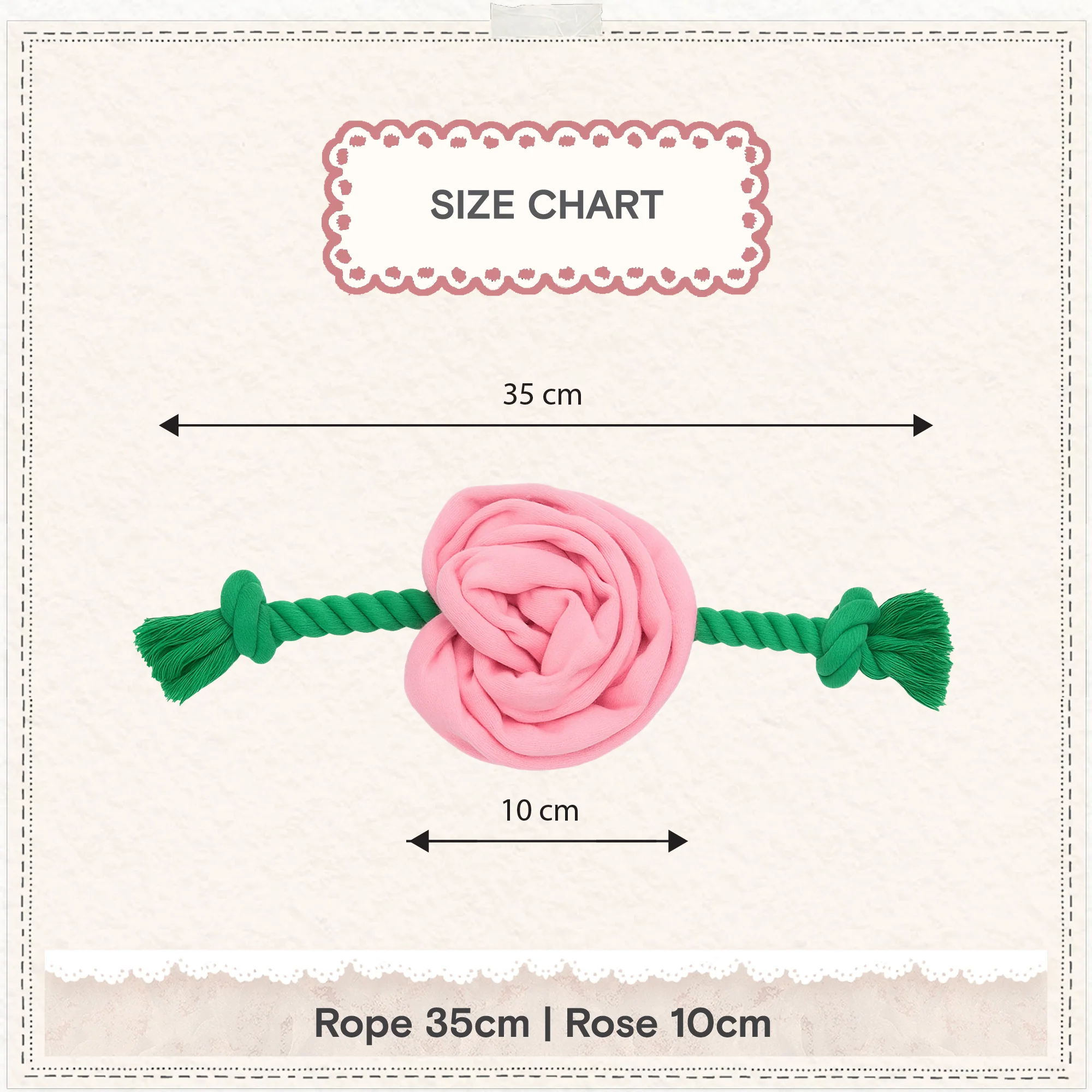 Cath Kidston Dolly Rose Rope Dog Toy - Image 7