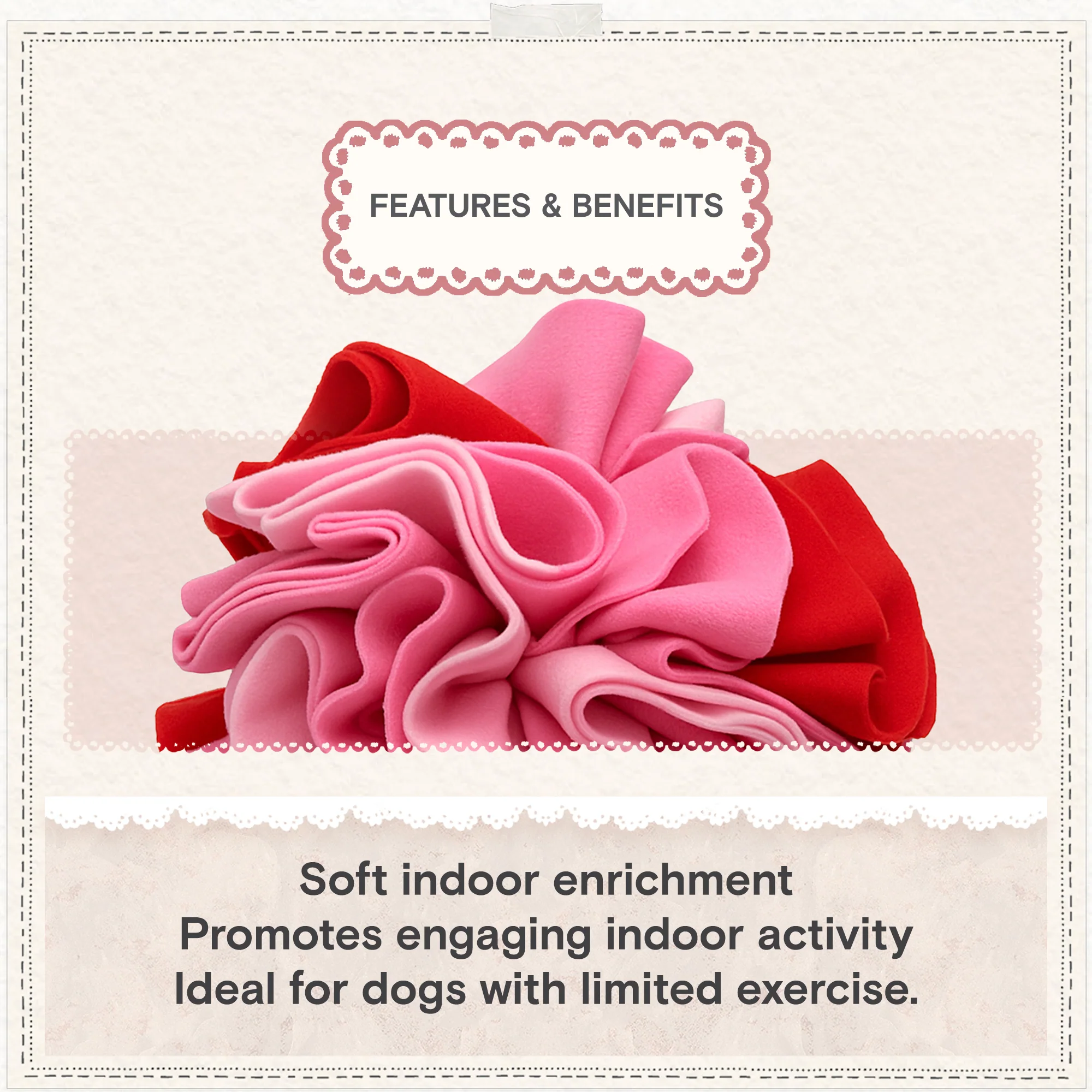 Cath Kidston Dolly Rose Snuffle Ball Dog Toy - Image 3