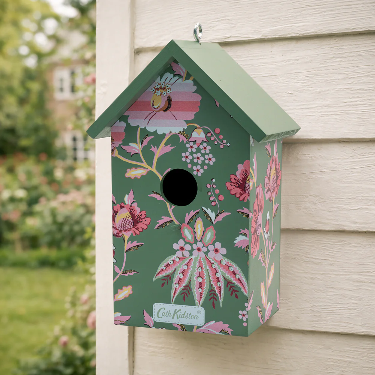 Cath Kidston Green Floral Bird House - Image 3