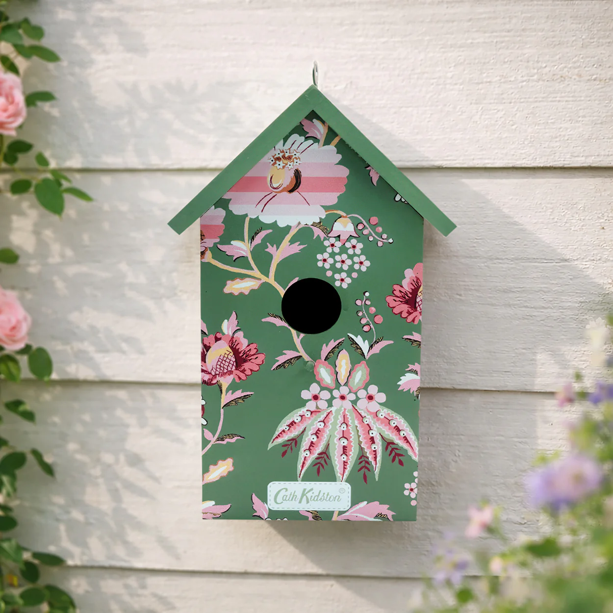 Cath Kidston Green Floral Bird House - Image 9