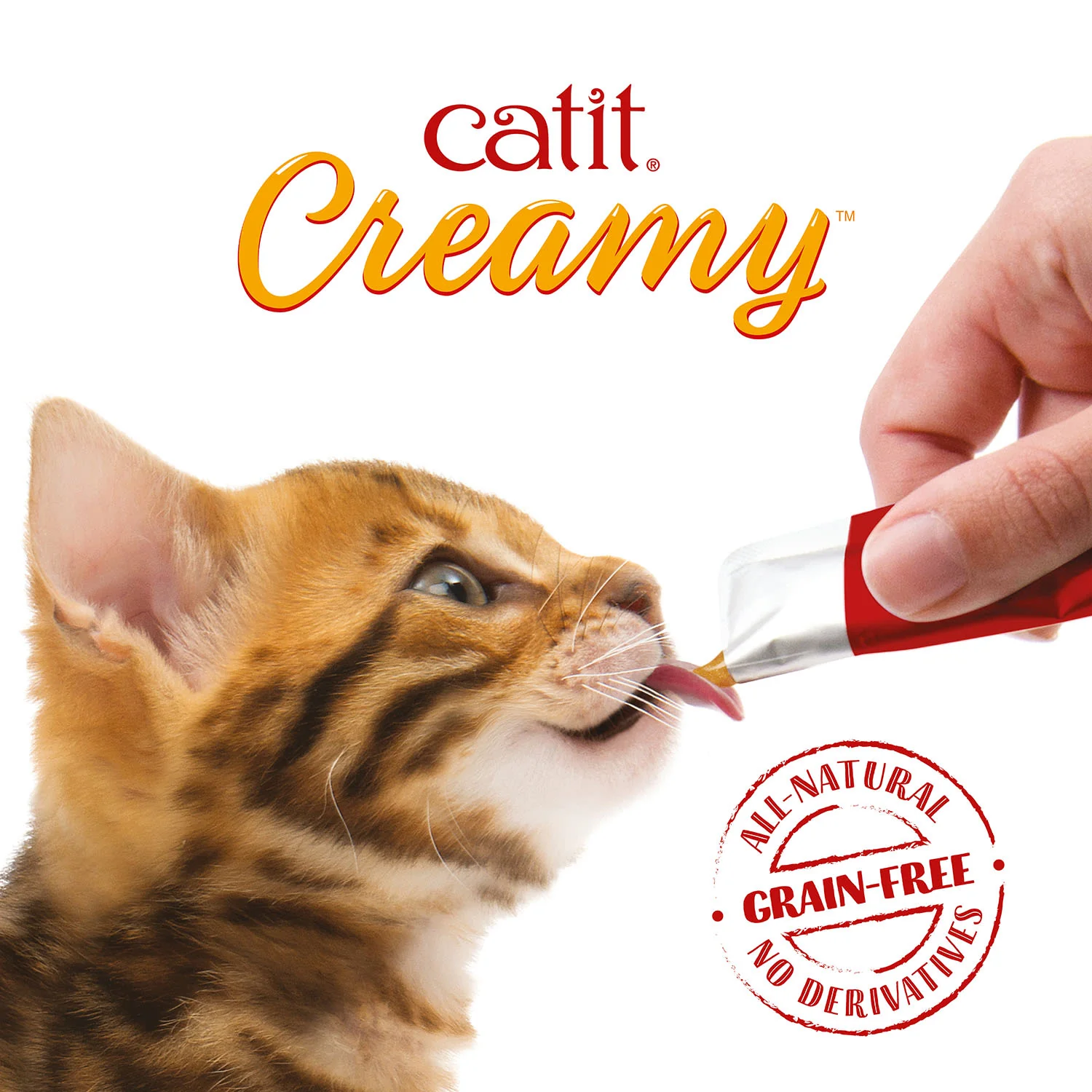 Catit Creamy Grain-free Adult Cat Treats - Chicken - Image 4