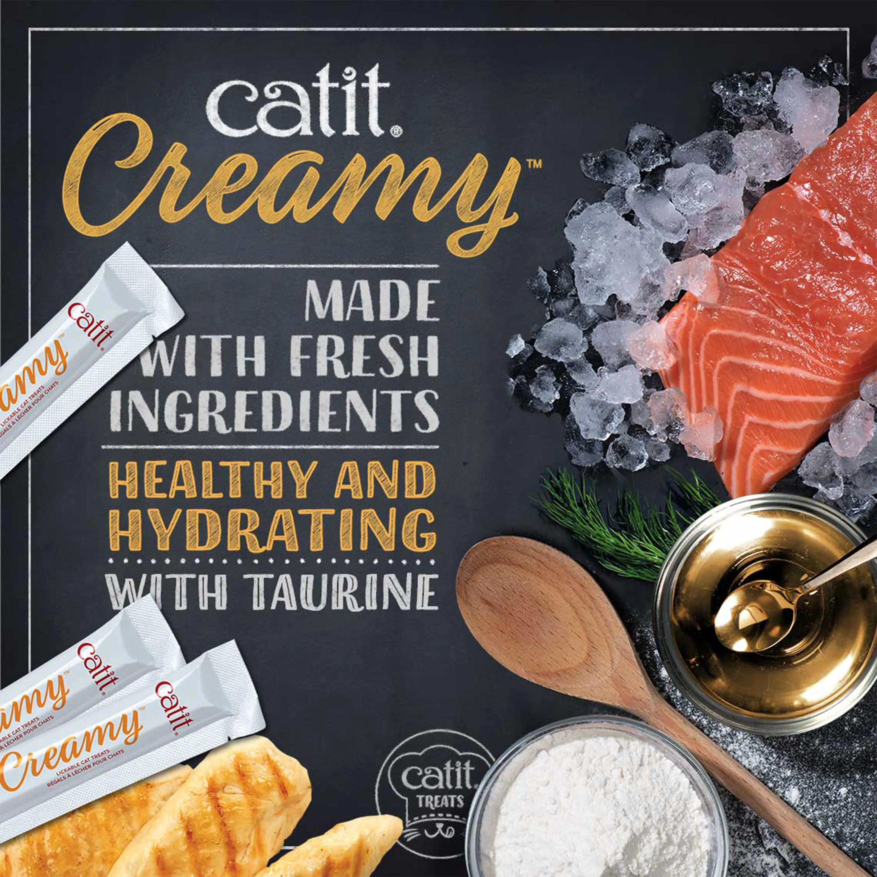 Catit Creamy Lickable Multipack Cat Treats - Image 3