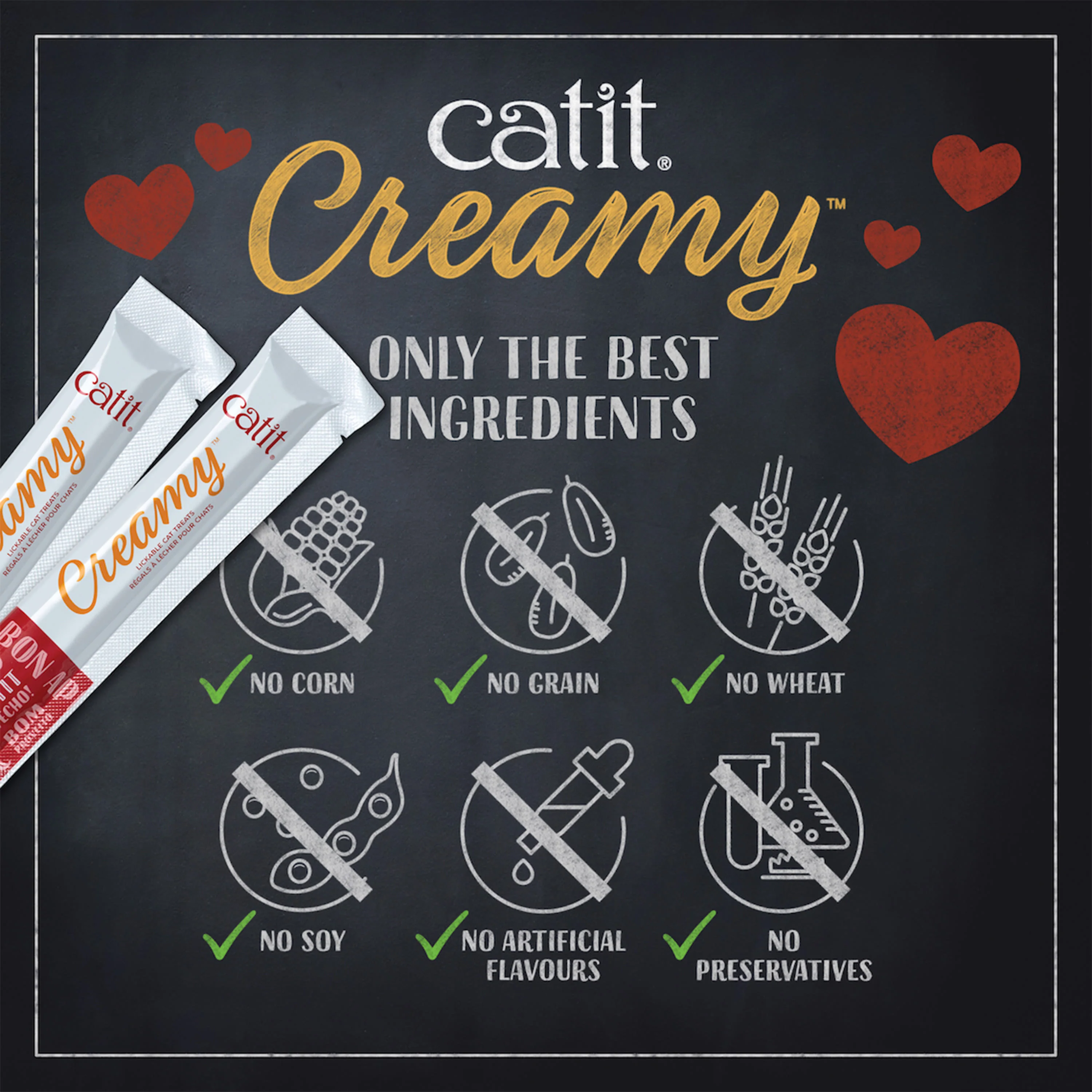Catit Creamy Lickable Multipack Cat Treats - Image 4