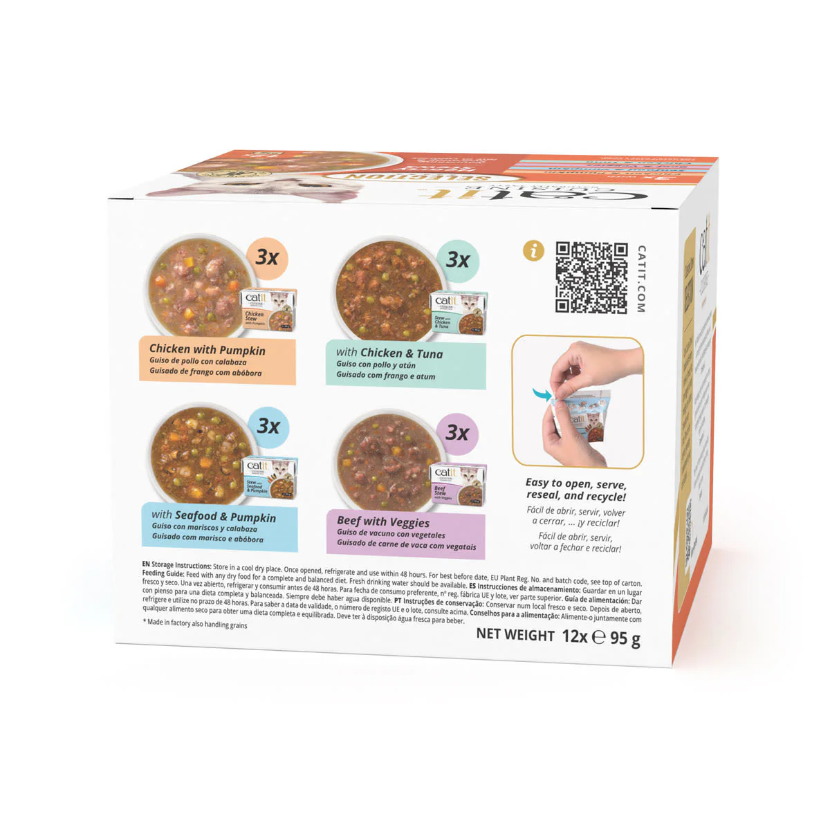Catit Cuisine Stew Variety Wet Cat Food - Image 2