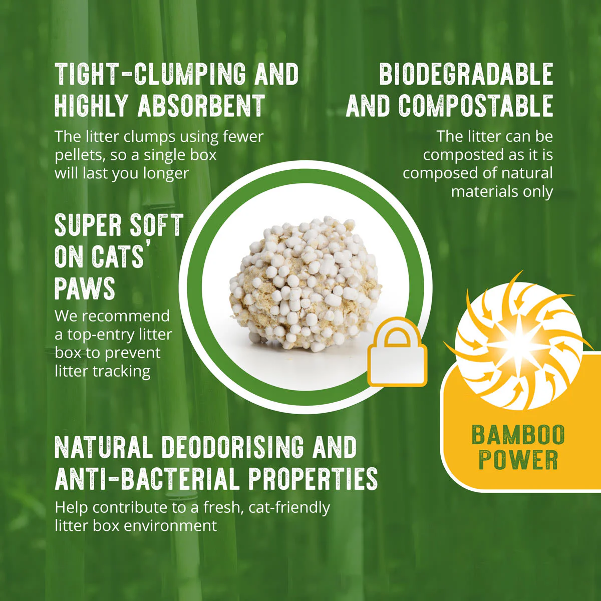 Catit Go Natural Bamboo Cat Litter - Vanilla - Image 7