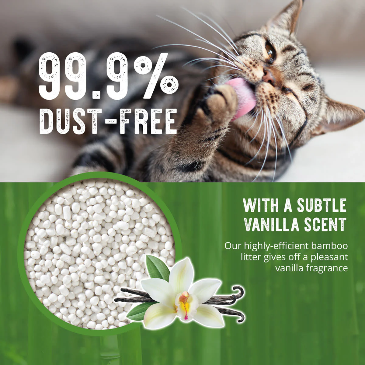 Catit Go Natural Bamboo Cat Litter - Vanilla - Image 8