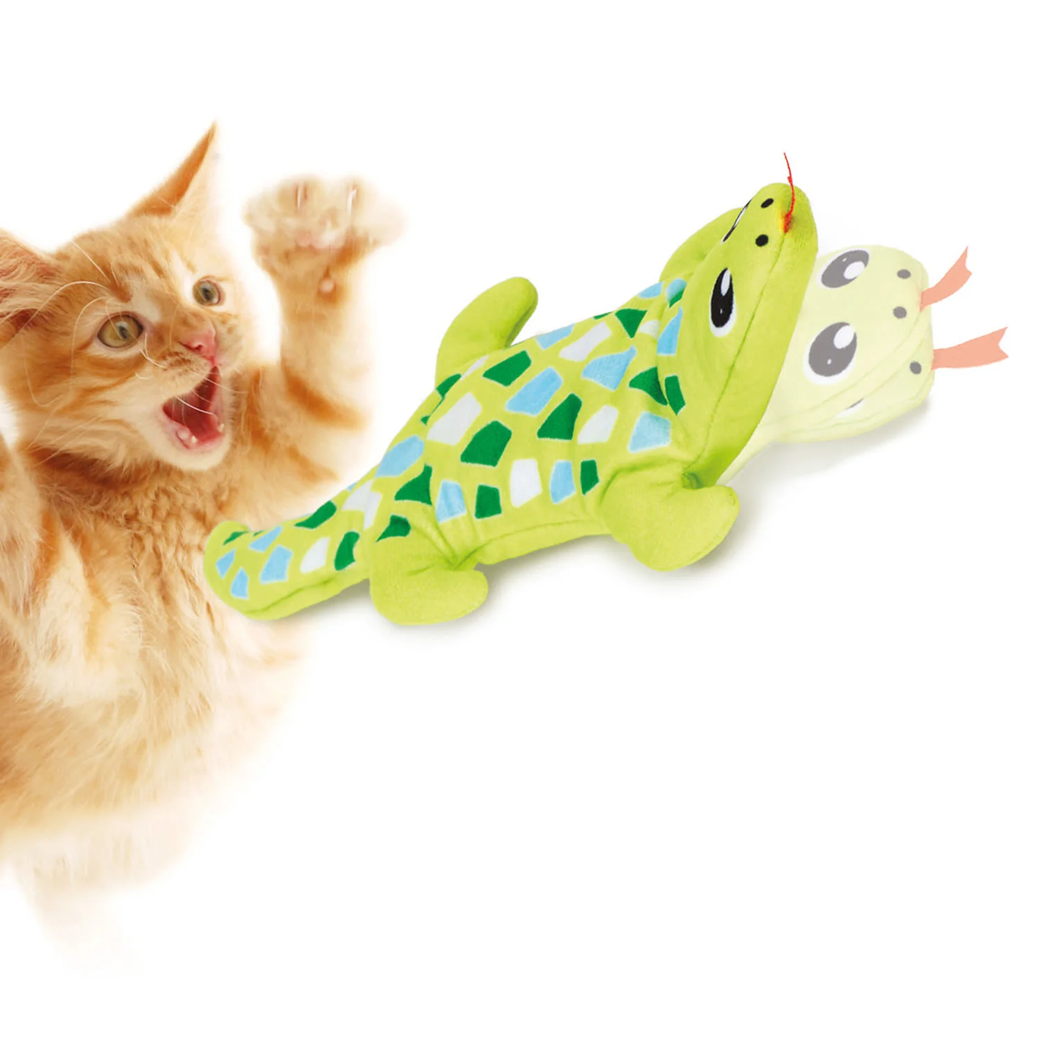 Catit Groovy Gecko Cat Toy - Image 3