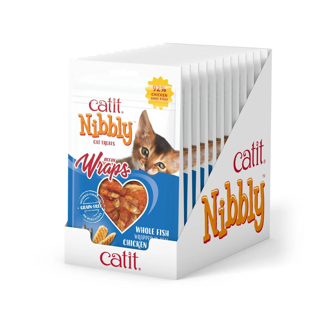 Catit Nibbly Wraps Chicken & Fish Cat Treat - Image 3