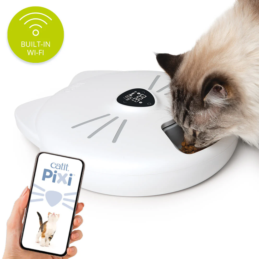 Catit Pixi Cat Smart 6 Meal Feeder - Image 10