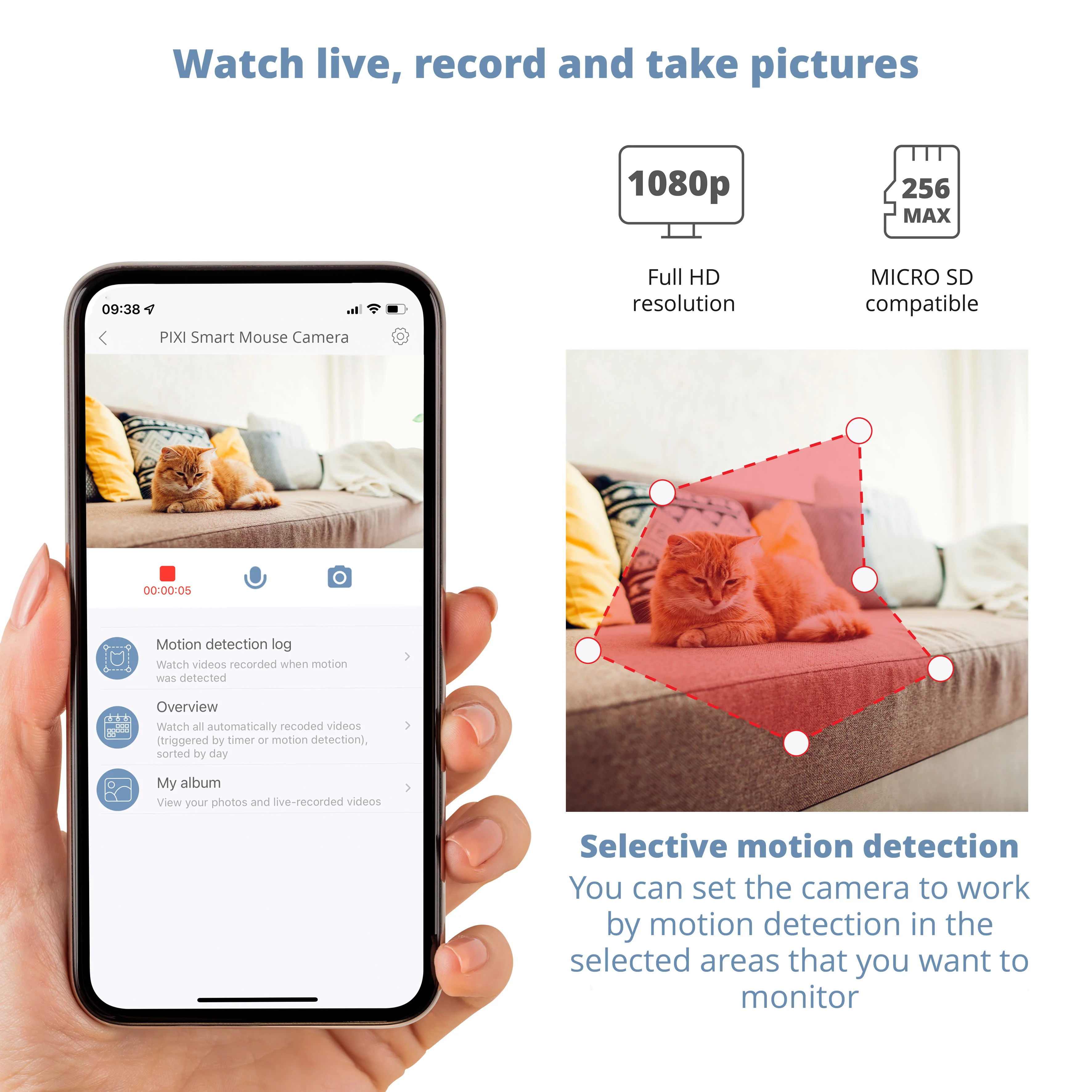 Catit Pixi Cat Smart Mouse Camera - Image 12