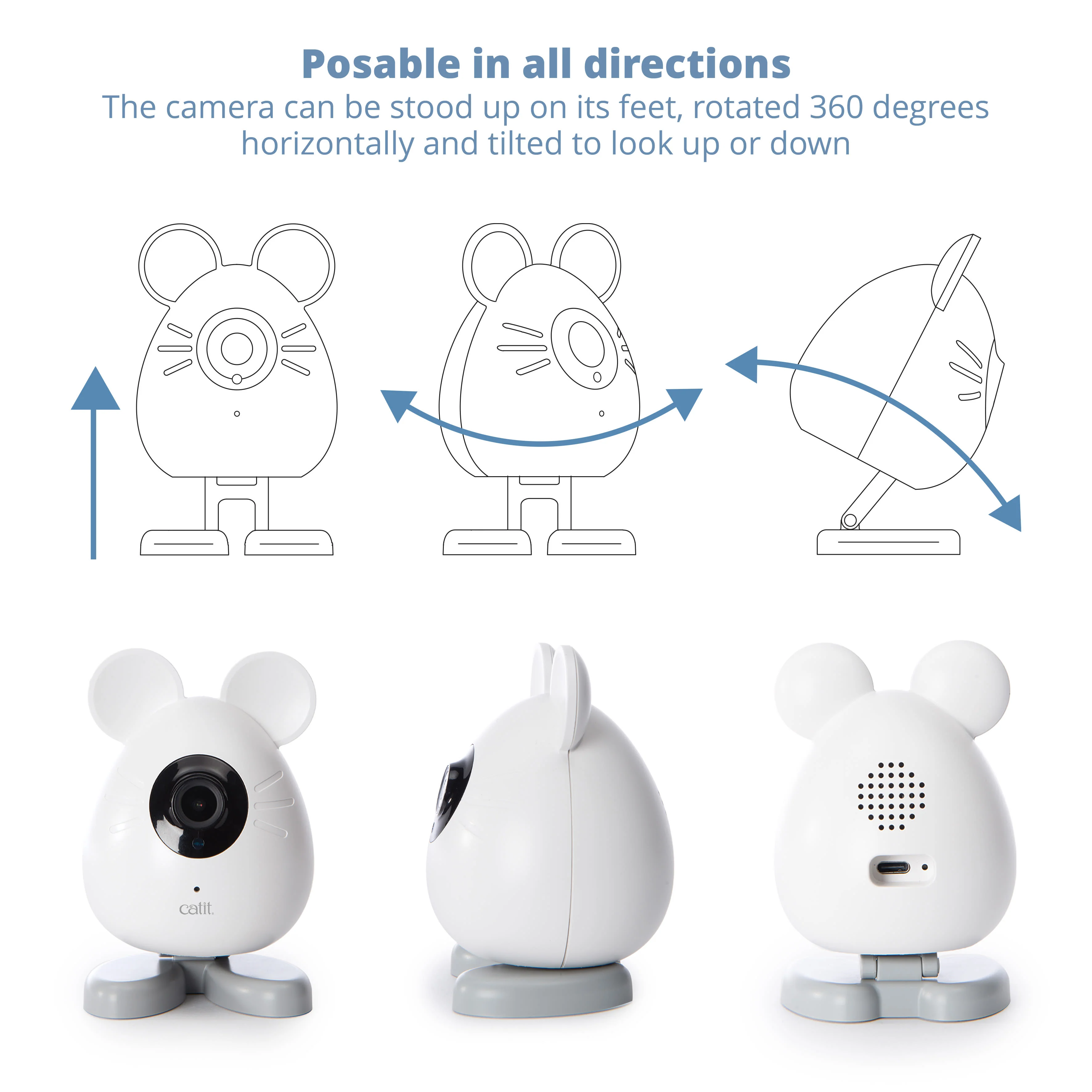 Catit Pixi Cat Smart Mouse Camera - Image 4