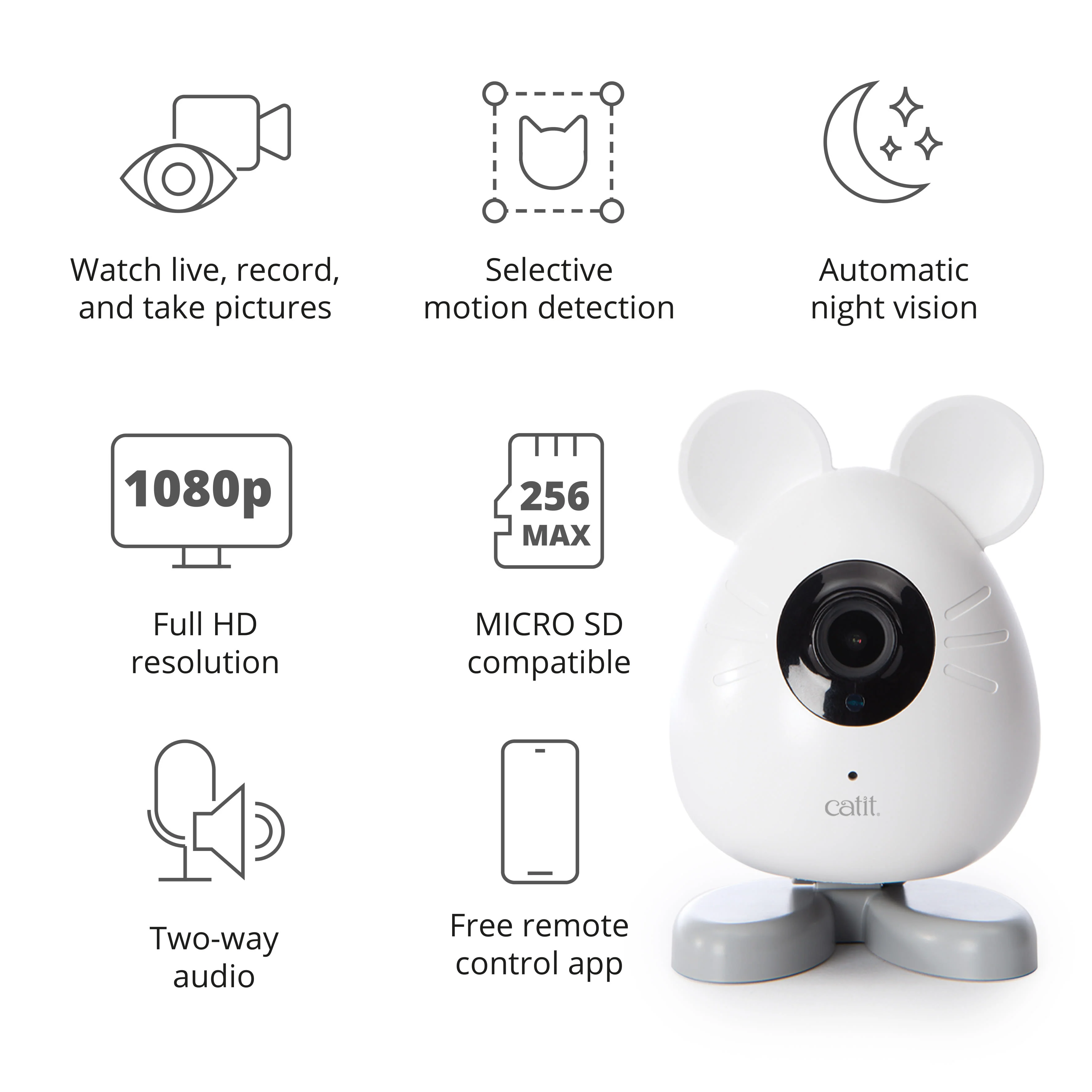Catit Pixi Cat Smart Mouse Camera - Image 8