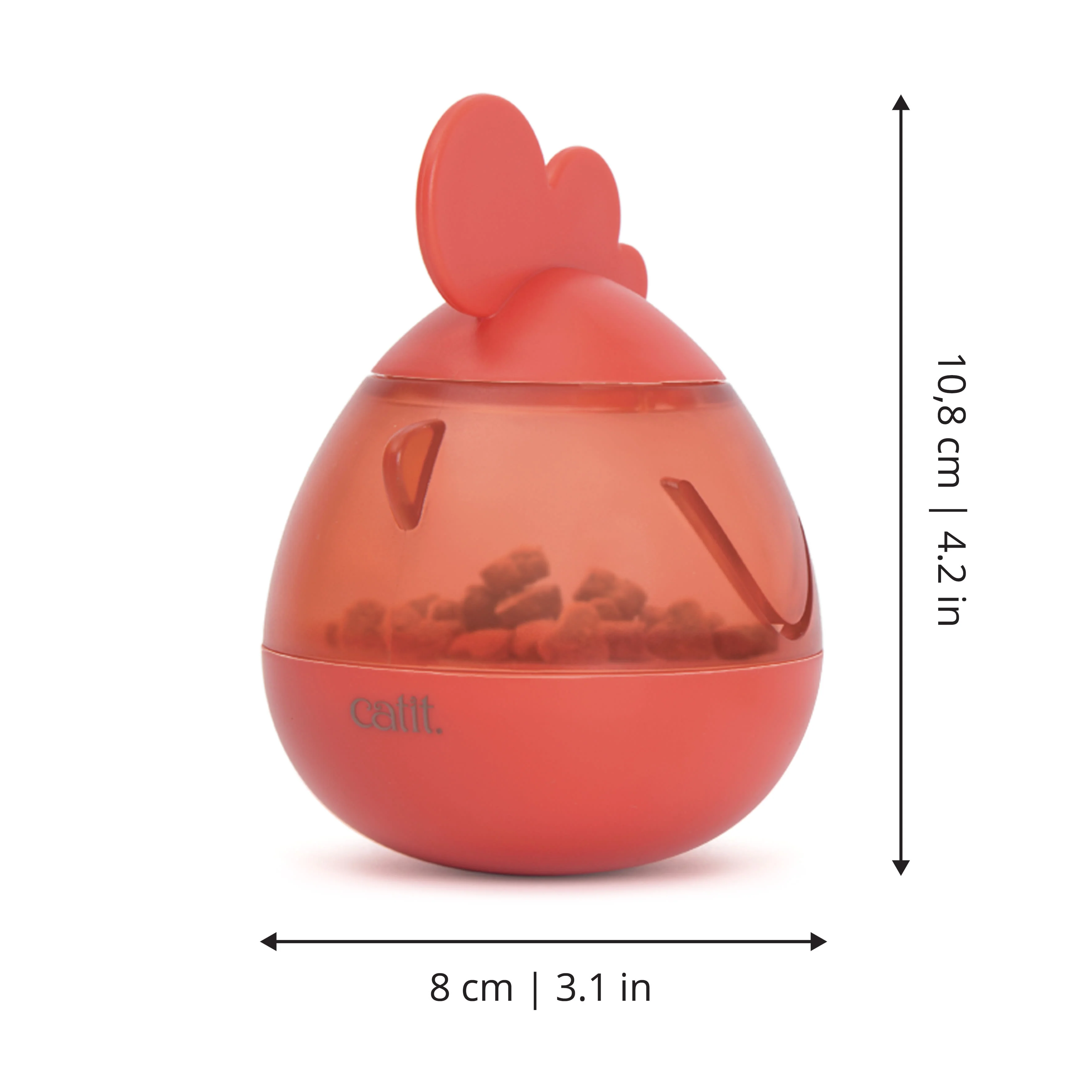 Catit Pixi Rooster Cat Treat Dispenser - Image 3