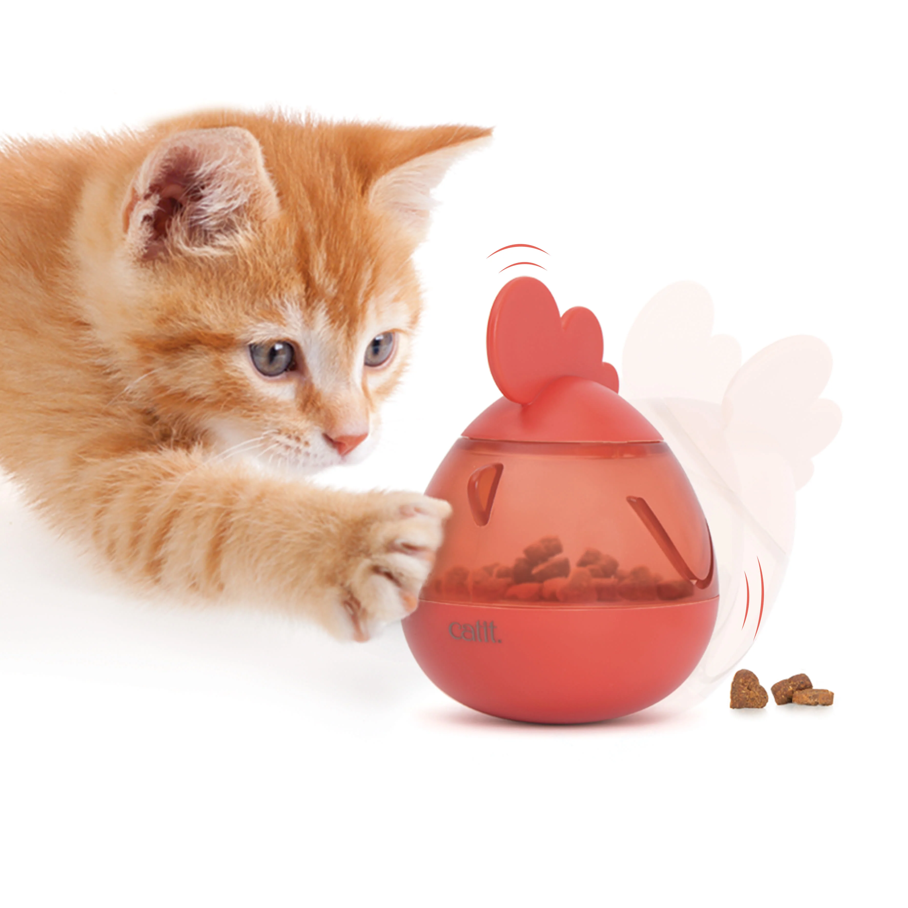 Catit Pixi Rooster Cat Treat Dispenser - Image 5