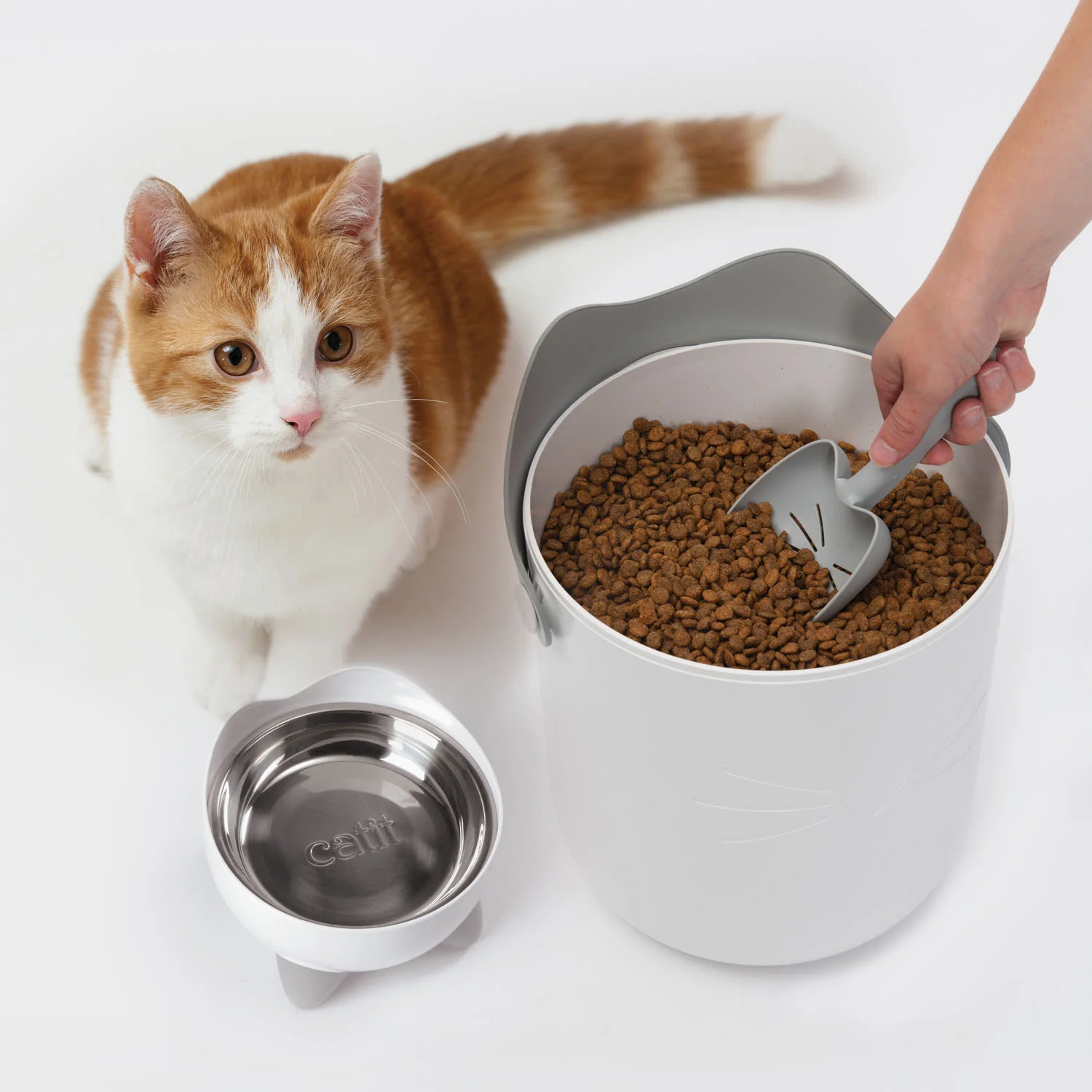 Catit Pixi Smart Vacuum Cat Food Container - Image 11