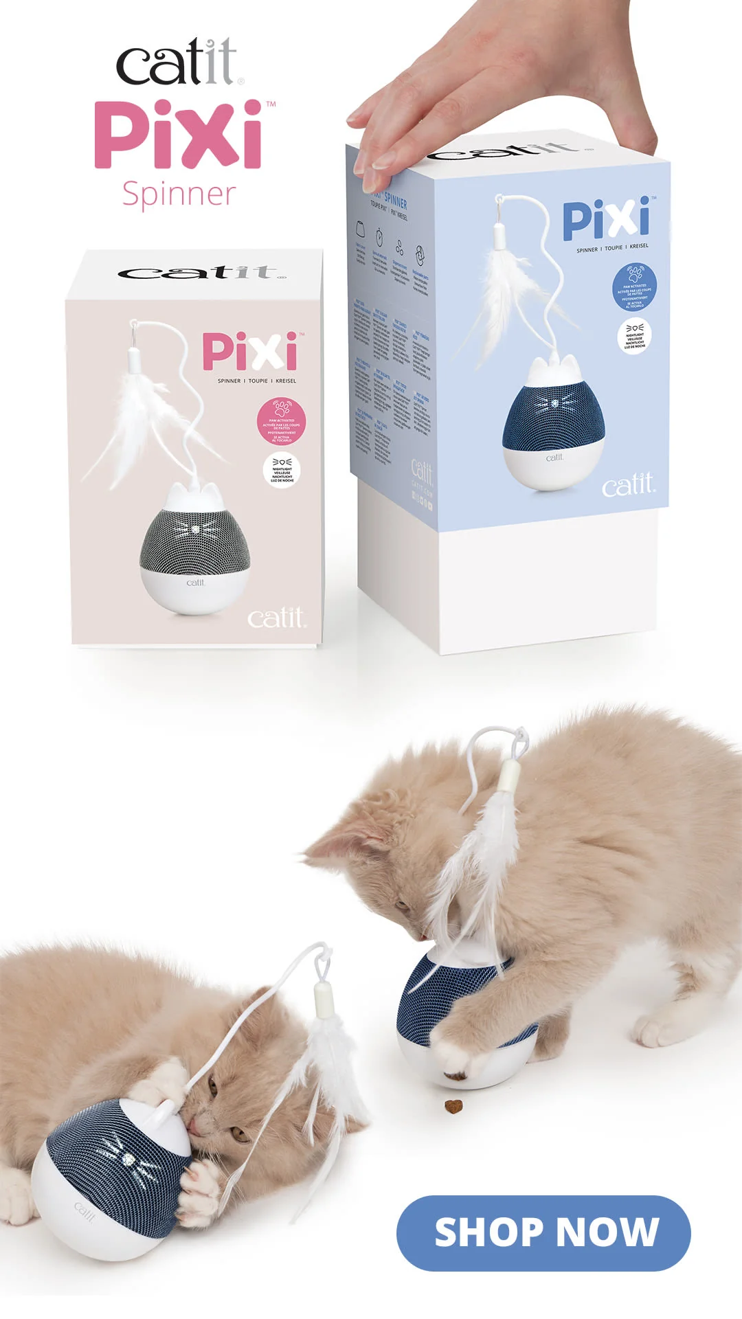 Catit Pixi Spinner Electronic Cat Toy - Image 7