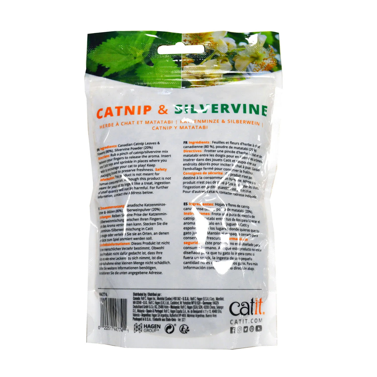 Catit Pure Catnip Silvervine Cat Mix - Image 2