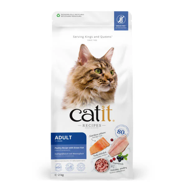 Catit Recipes Dry Adult Cat Food Ocean Fish - Image 2