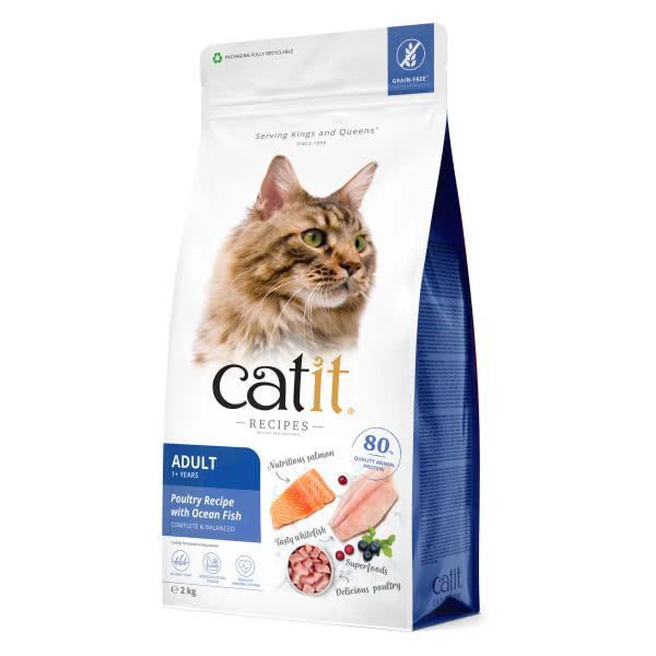 Catit Recipes Dry Adult Cat Food Ocean Fish - Image 3