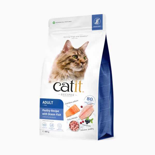 Catit Recipes Dry Adult Cat Food Ocean Fish - Image 4