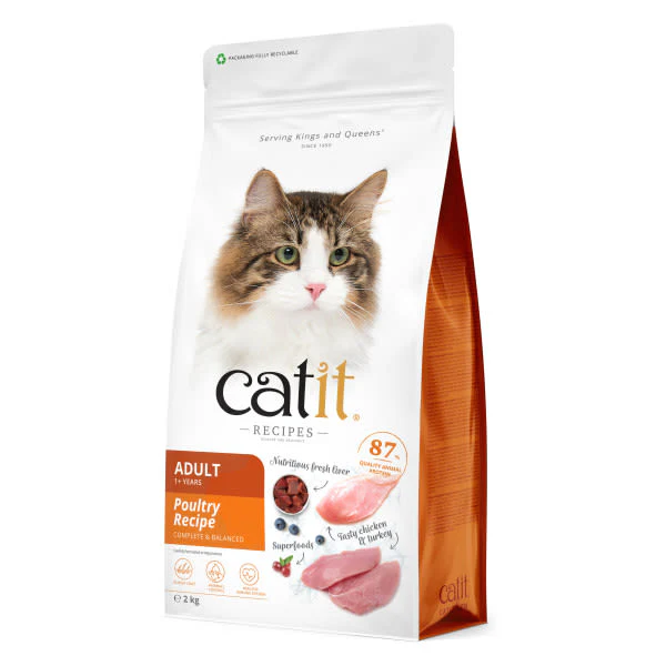 Catit Recipes Dry Adult Cat Food Poultry - Image 3