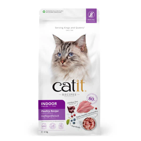 Catit Recipes Dry Adult Indoor Cat Food - Image 2