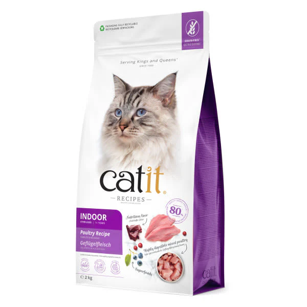 Catit Recipes Dry Adult Indoor Cat Food - Image 3