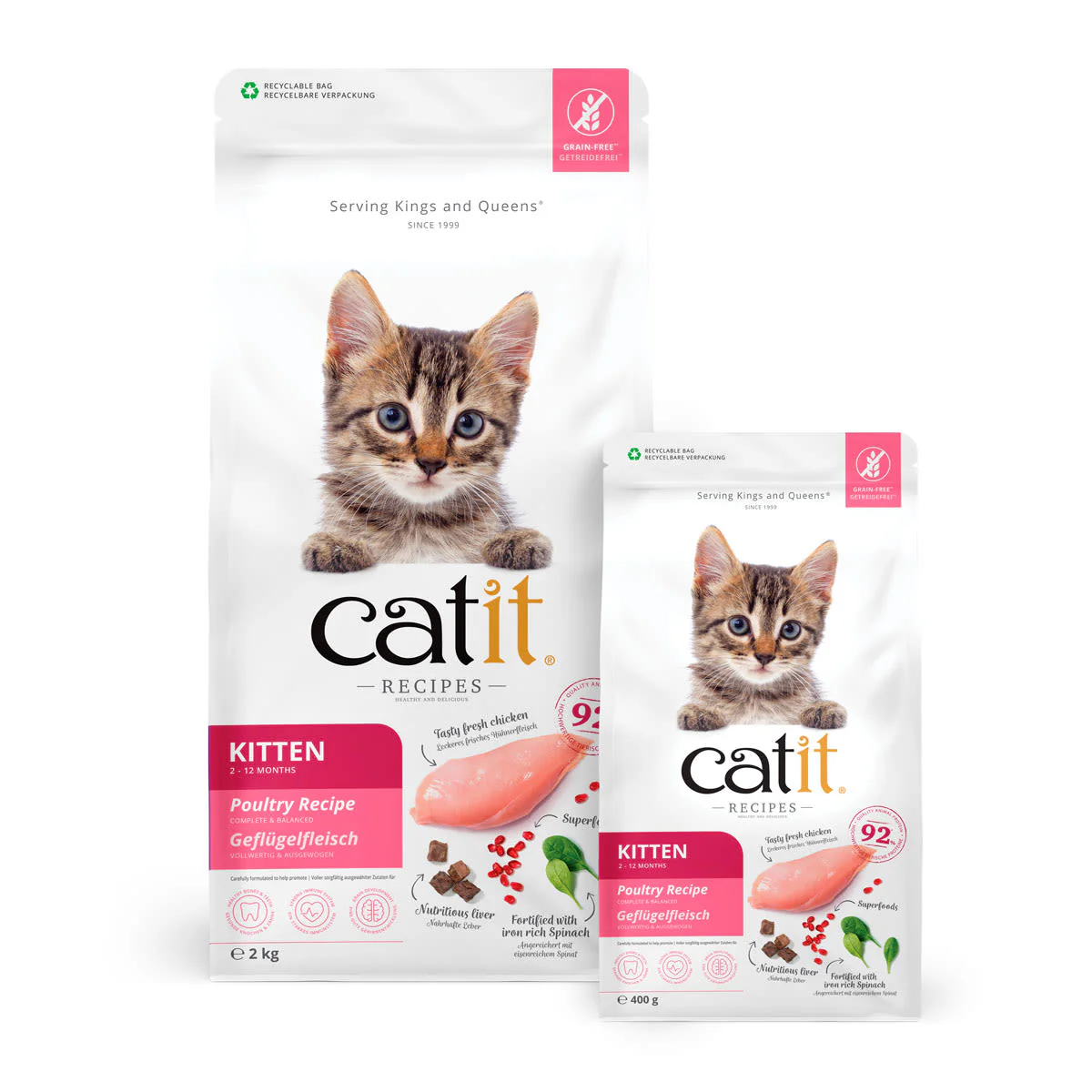 Catit Recipes Poultry Dry Kitten Food - Image 3