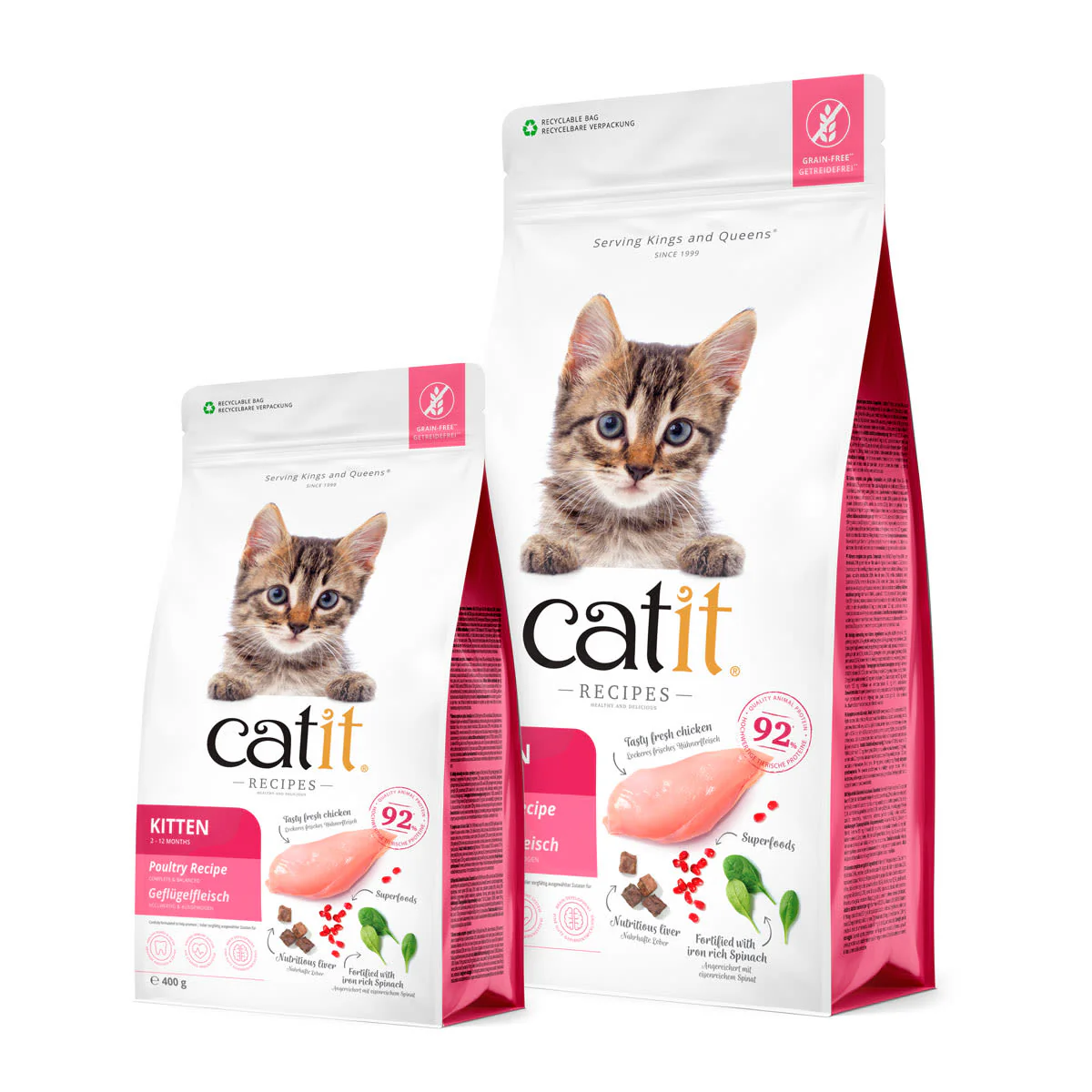 Catit Recipes Poultry Dry Kitten Food - Image 4