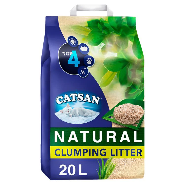 Catsan Natural 100% Biodegradable Clumping Odour Control Cat Litter - Image 3