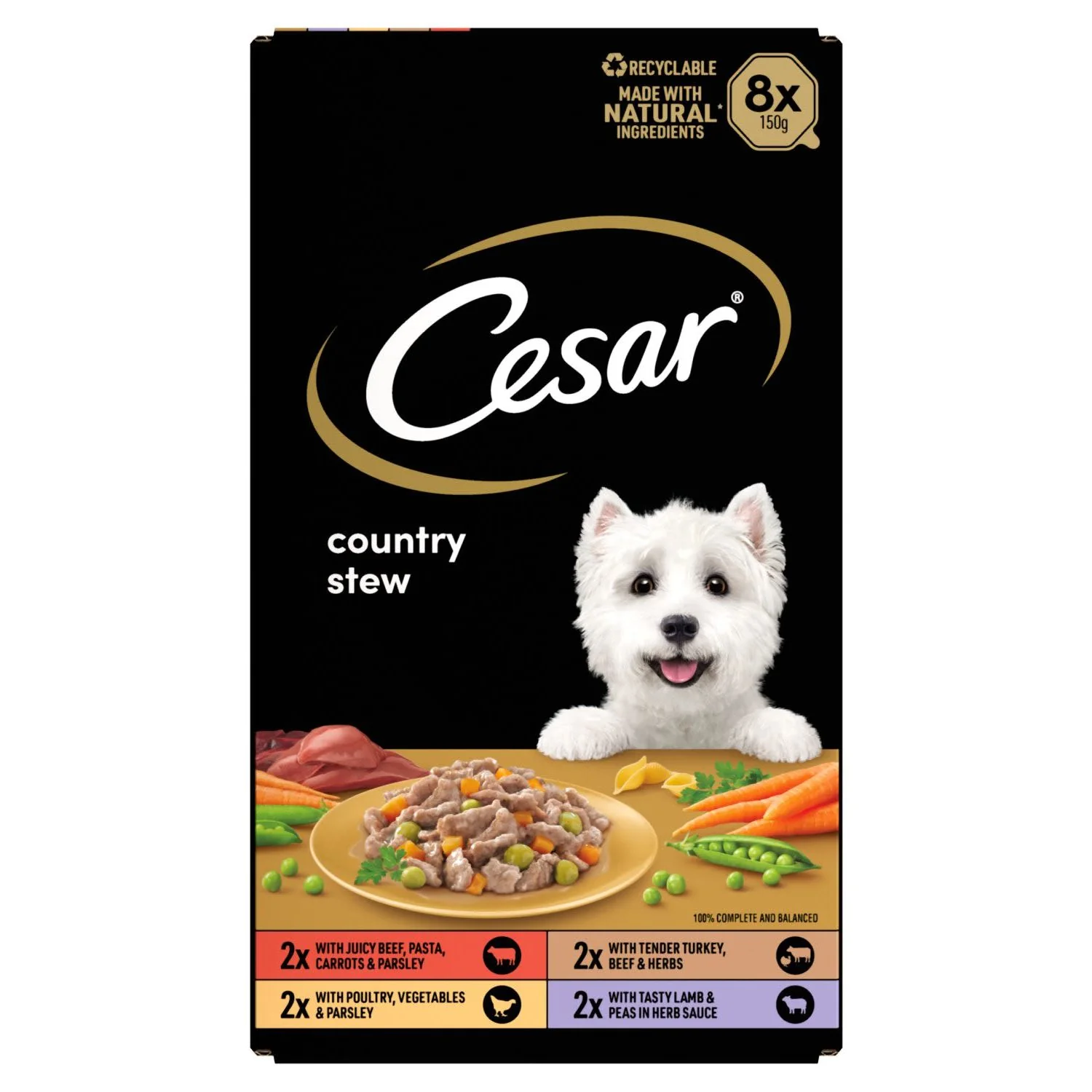 CESAR Country Stew Adult Wet Dog Food Trays Special Selection - Image 3