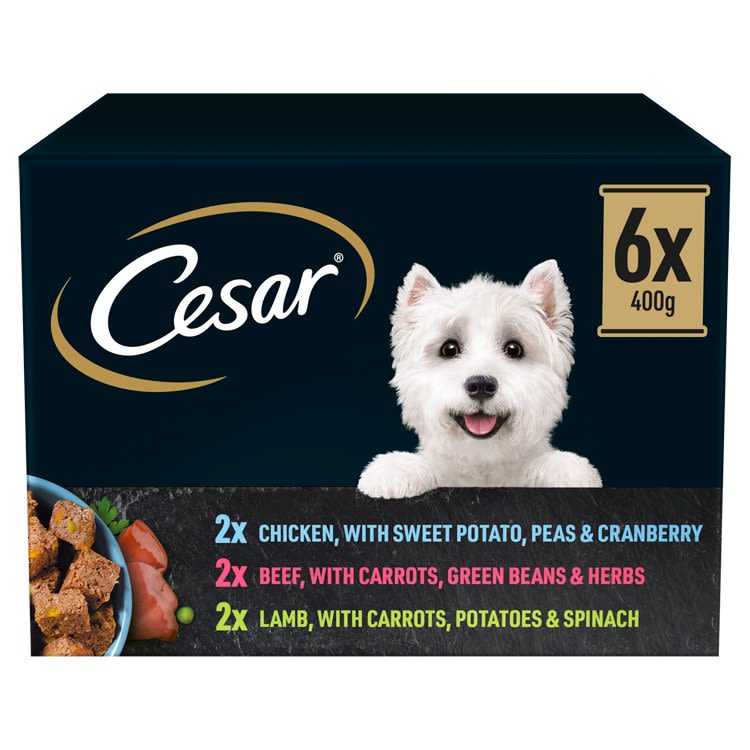 CESAR NATURAL GOODNESS Grain Free Wet dog Food Tins Mixed in Loaf - Image 2