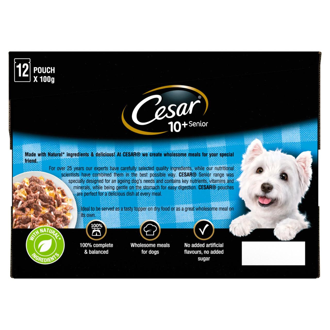 Cesar Senior Wet Dog Food Pouches Mixed Selection in Jelly - Image 3