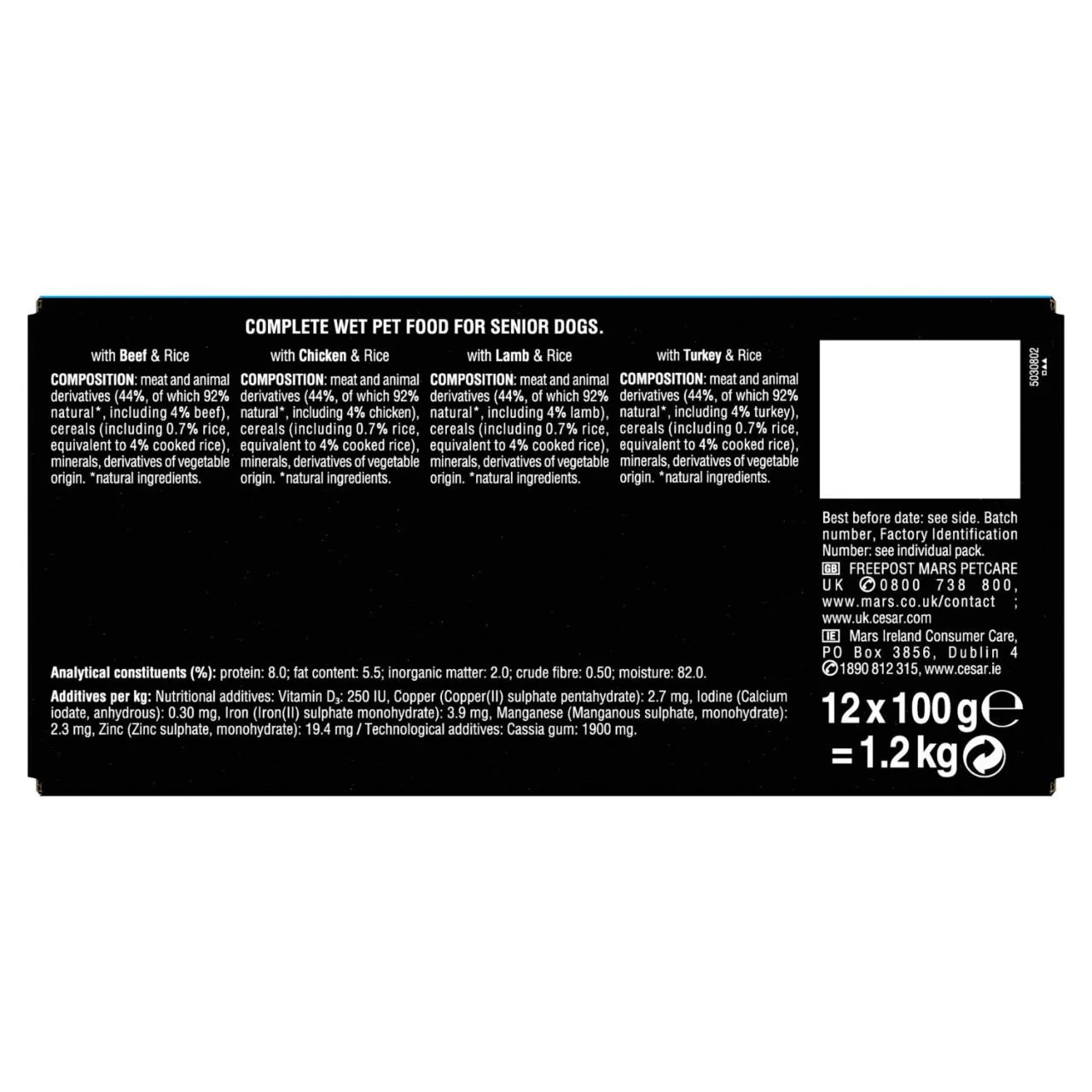 Cesar Senior Wet Dog Food Pouches Mixed Selection in Jelly - Image 4
