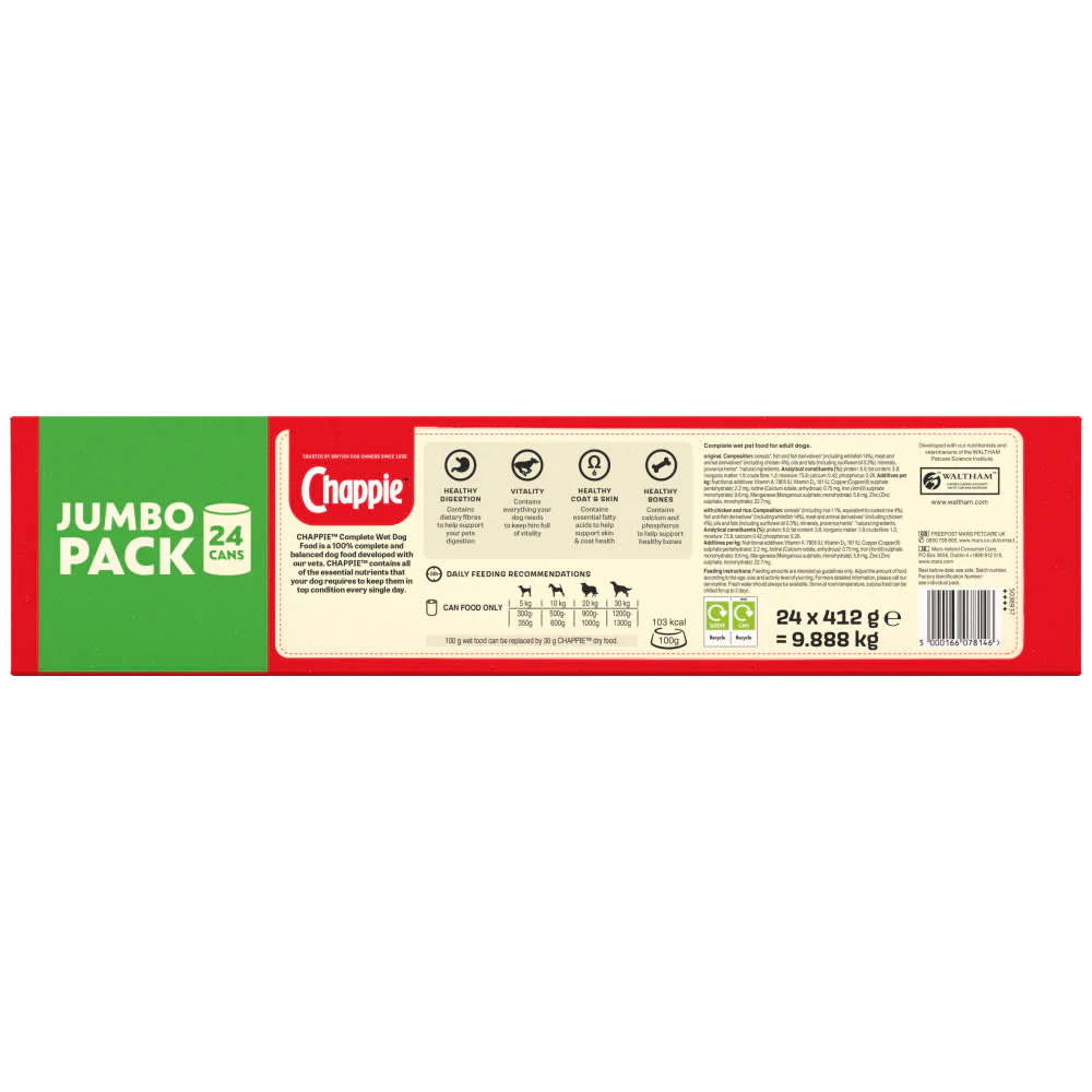 Chappie Adult Wet Dog Food - Favourites in Tins - Image 3