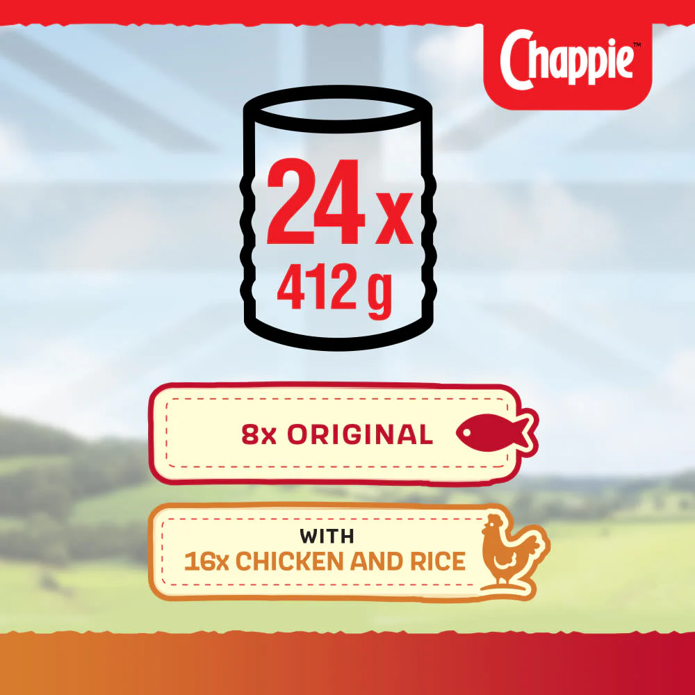 Chappie Adult Wet Dog Food - Favourites in Tins - Image 6