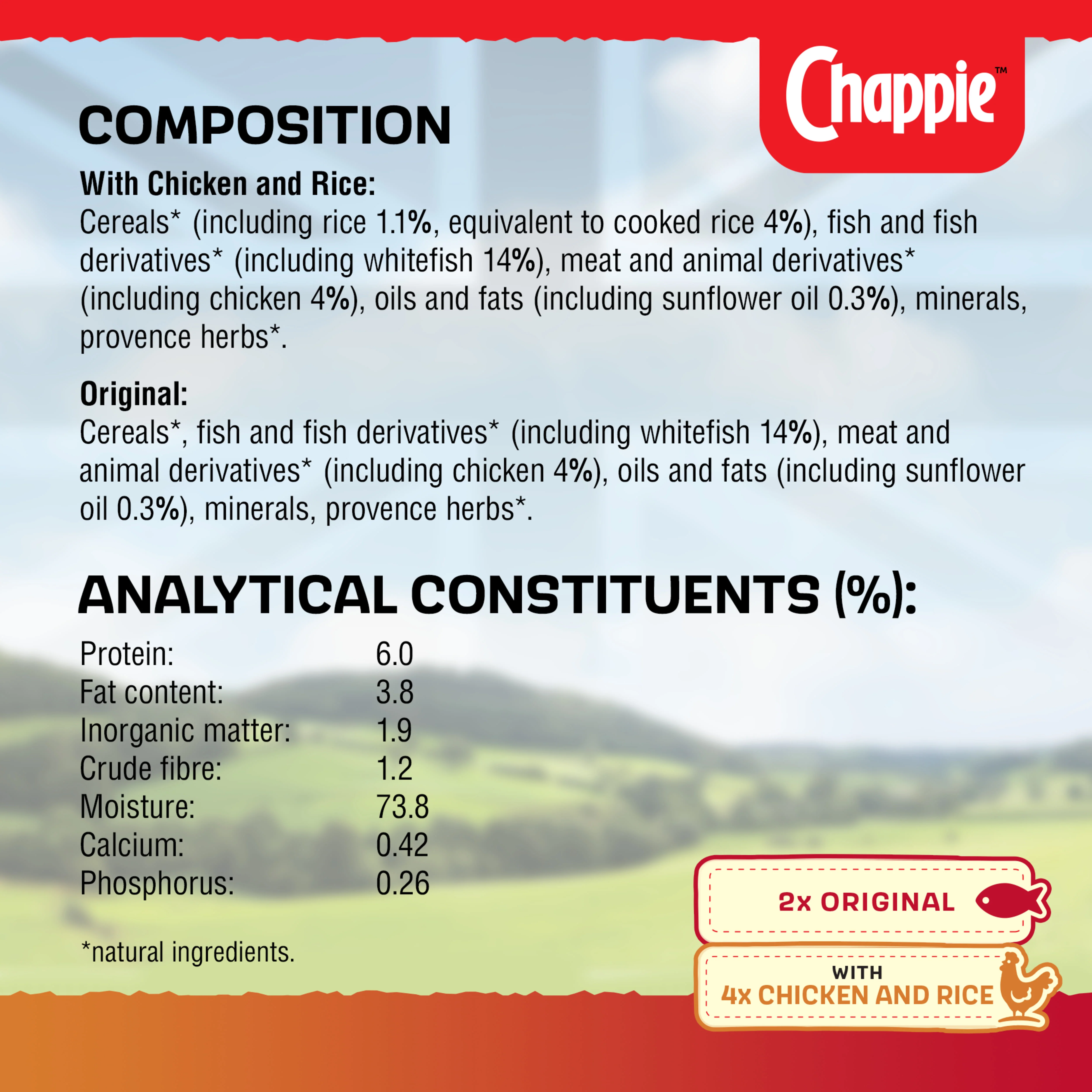 Chappie Adult Wet Dog Food Tins Favourites in Loaf - Image 8
