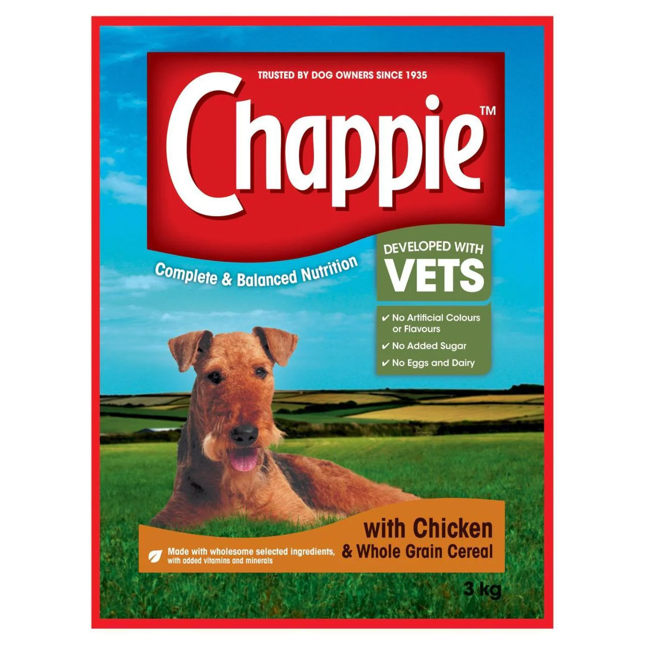 Chappie Complete Adult Dry Dog Food Chicken & Wholegrain Cereal - Image 4