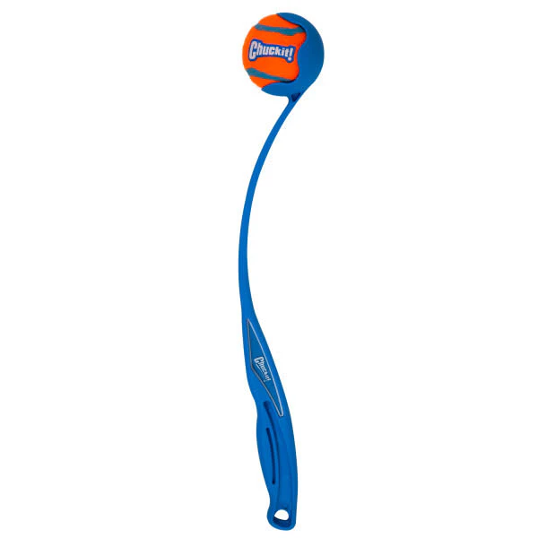 Chuckit! Sport 18 Ball Launcher Blue and Orange Medium Dog Toy - Image 2