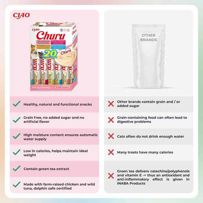 Ciao Churu 20 Pack Box Cat Treat - Seafood Variety - Image 3