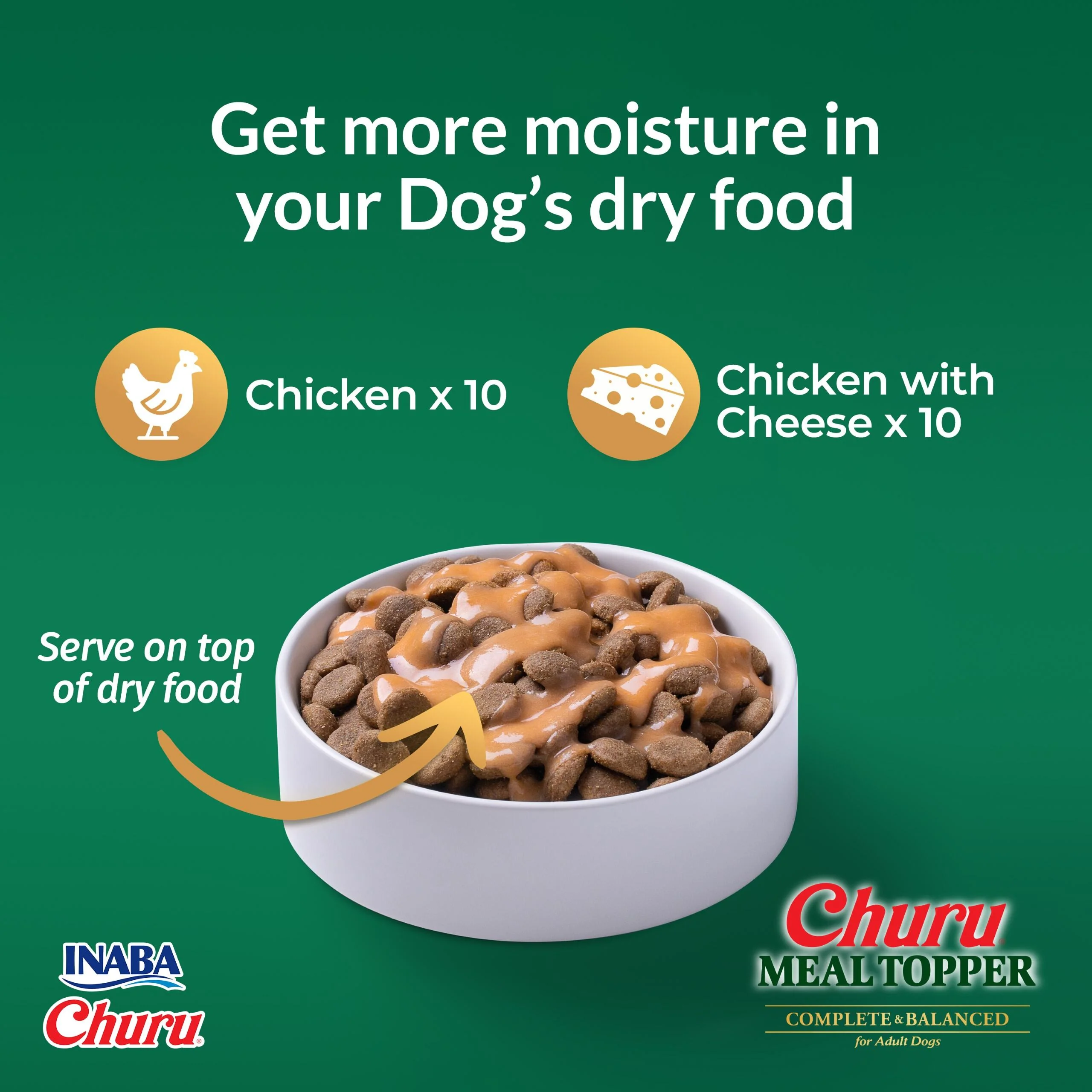 Ciao Churu 20 Pack Meal Topper for Adult Cats - Chicken Variety - Image 2