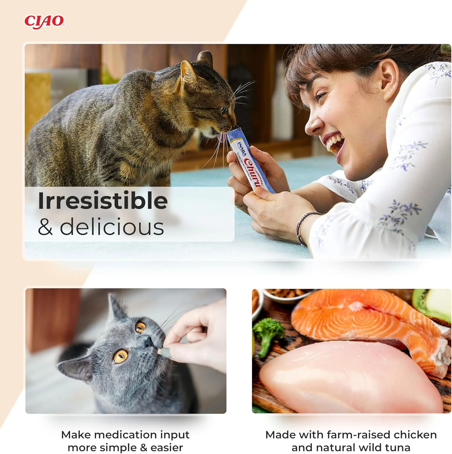 Ciao Churu 4 Pack Cat Treat - Chicken Recipe - Image 3