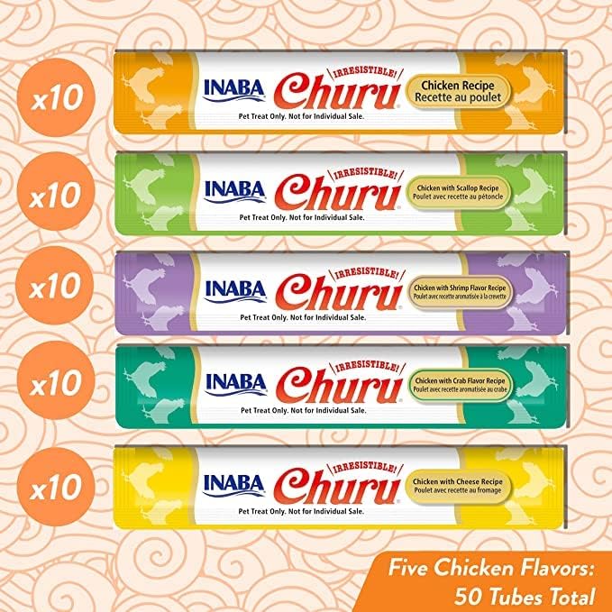 Ciao Churu 50 Pack Cat Treat - Chicken Varieties - Image 3