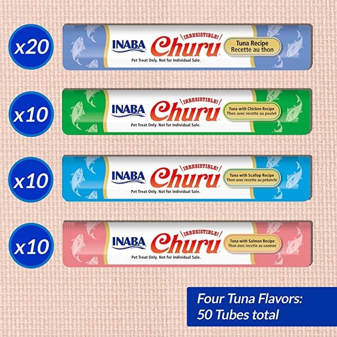 Ciao Churu 50 Pack Cat Treat - Tuna Varieties - Image 3